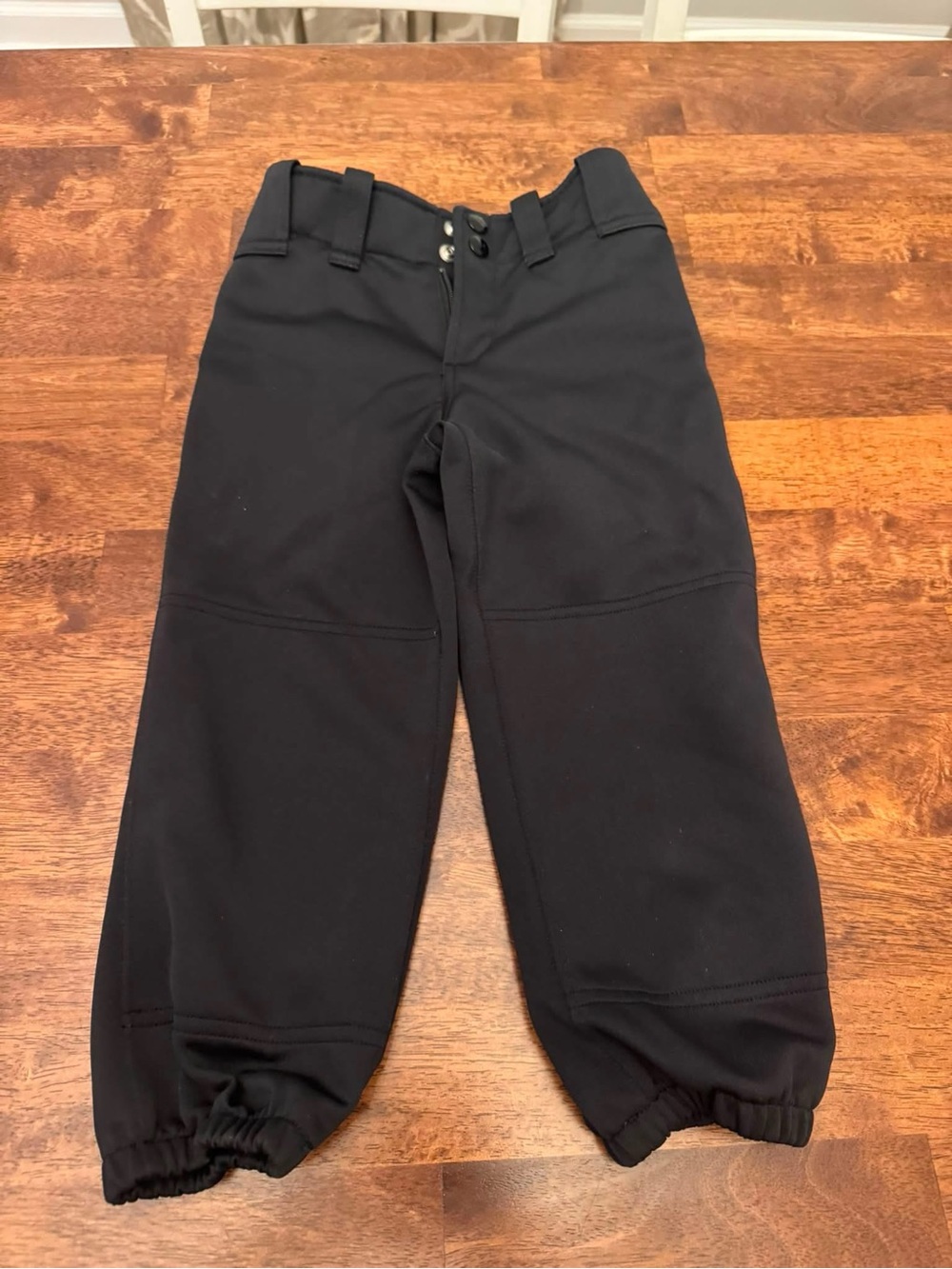 Mizuno Black Kids Baseball Joggers with Elastic Ankles
